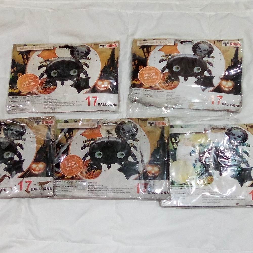 Halloween Spider Balloon Set